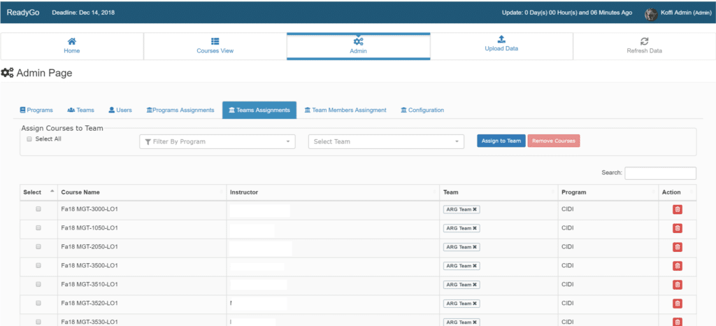 ReadyGO Course Development Tracker | Cidi Labs