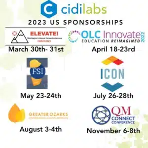 List of US conferences we are sponsoring