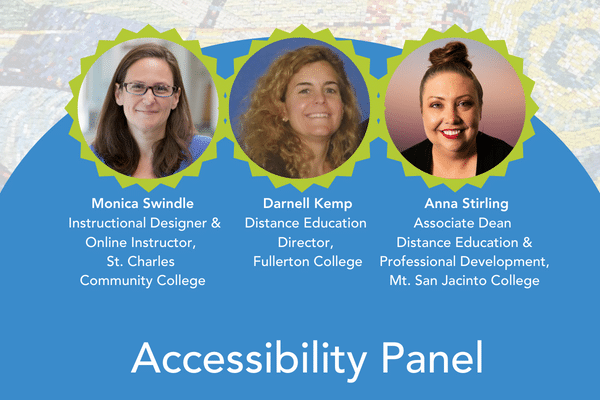 Accessibility Panel with speaker photos