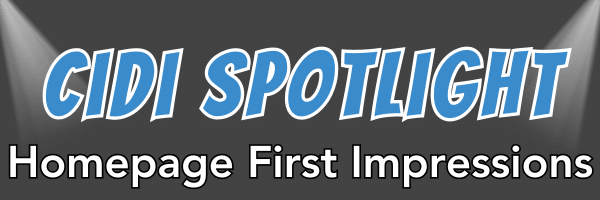 Cidi Spotlight- Homepage First Impressions