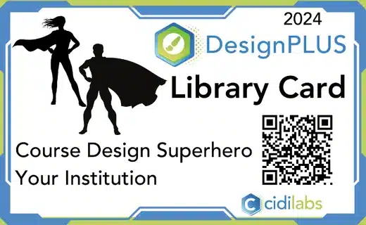 DesignPLUS Library Card