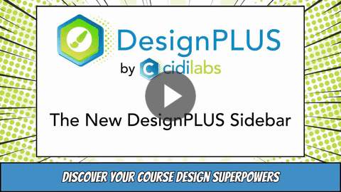 Introducing the DesignPLUS Sidebar