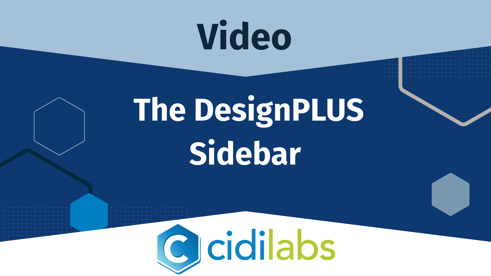DesignPLUS Sidebar Video Thumbnail | Cidi Labs