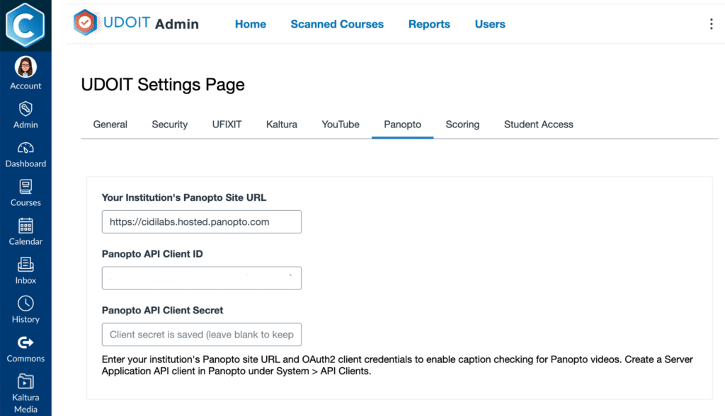 Panoti System Cidi Labs Launches Panopto Integration for UDOIT Advantage
