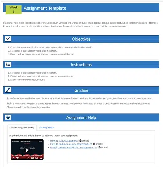 Chunking Canvas Content: Course Design Tips | Cidi Labs